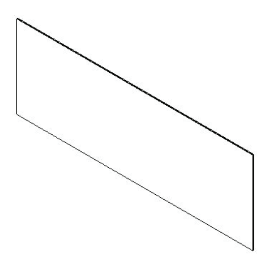 SimpliFire Front Glass for 43" Scion Fireplace SimpliFire