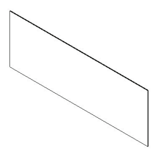 SimpliFire Front Glass for 43" Scion Trinity Fireplace SimpliFire