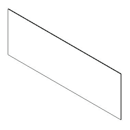 SimpliFire Front Glass for 55" Scion Trinity Fireplace SimpliFire