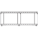 SimpliFire Hanging Bracket for 84" Allusion Fireplace SimpliFire