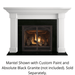 SimpliFire Kenwood B-Size Prime MDF Flush Mantel SimpliFire