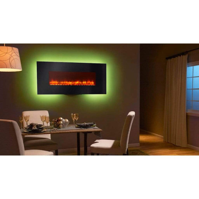 SimpliFire Modern 38" Linear Electric Wall Mount Fireplace SimpliFire