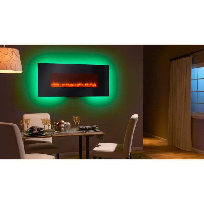 SimpliFire Modern 38" Linear Electric Wall Mount Fireplace SimpliFire