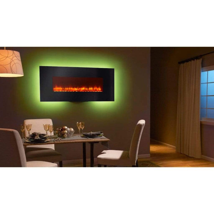 SimpliFire Modern 58" Linear Electric Wall Mount Fireplace SimpliFire