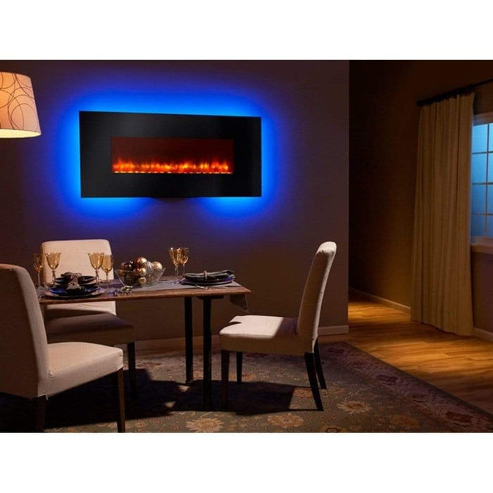 SimpliFire Modern 58" Linear Electric Wall Mount Fireplace SimpliFire