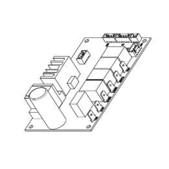 SimpliFire PCB Control for Allusion Platinum Fireplace SimpliFire