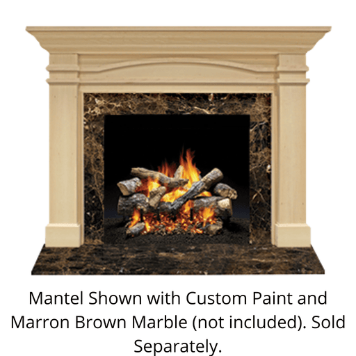 SimpliFire Portico B-Size Unfinished Maple Flush Mantel SimpliFire