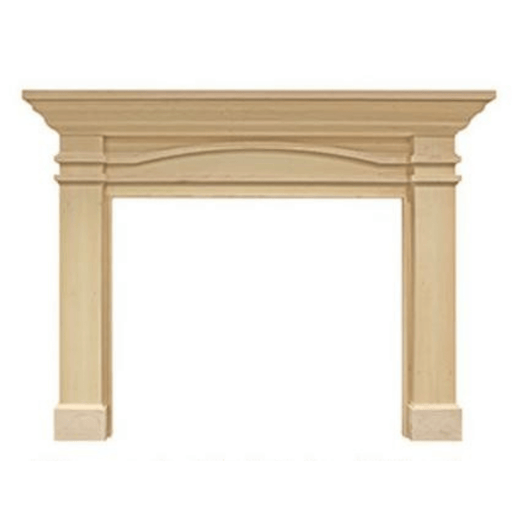 SimpliFire Portico B-Size Unfinished Maple Flush Mantel SimpliFire