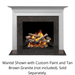 SimpliFire Richland B-Size Prime MDF Flush Mantel SimpliFire