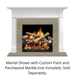 SimpliFire Roxborough B-Size Prime MDF Flush Mantel SimpliFire