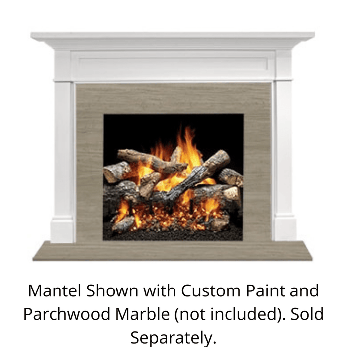 SimpliFire Roxborough B-Size Unfinished Maple Flush Mantel SimpliFire