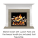 SimpliFire Roxborough B-Size Unfinished Maple Flush Mantel SimpliFire