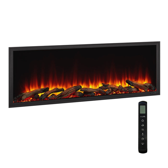 SimpliFire Scion 43" Linear Electric Built-In Fireplace SimpliFire