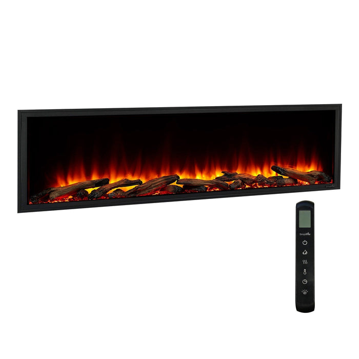 SimpliFire Scion 55" Linear Electric Built-In Fireplace SimpliFire