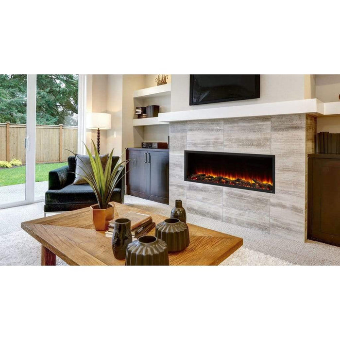 SimpliFire Scion 78" Linear Electric Built-In Fireplace SimpliFire