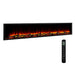 SimpliFire Scion 78" Linear Electric Built-In Fireplace SimpliFire