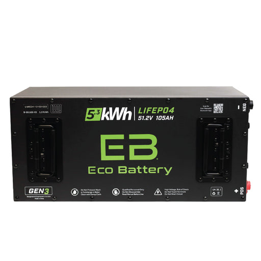 48V 105Ah LiFePO4 Battery - angle view