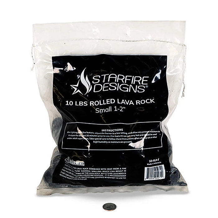 Outdoor Rolled Lava Rock (10 lbs) Starfire Designs