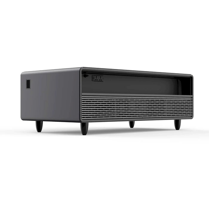 Forno Evoluto Tavolo 51-Inch Smart Coffee Table Refrigerators - Dual Drawers, Bluetooth 5.0 Audio, Wireless Charging & RGB Ambient Light in Black (FCTFR7006-51BLK)
