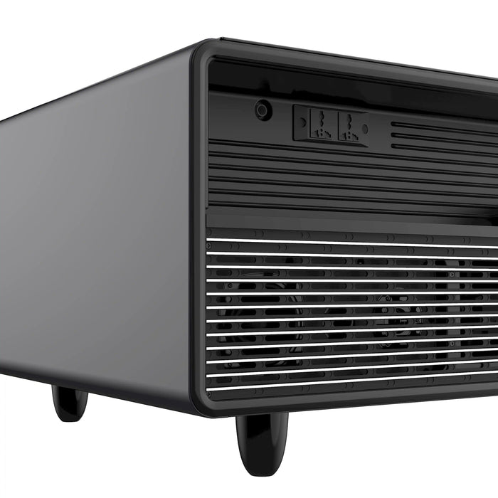 Forno Evoluto Tavolo 51-Inch Smart Coffee Table Refrigerators - Dual Drawers, Bluetooth 5.0 Audio, Wireless Charging & RGB Ambient Light in Black (FCTFR7006-51BLK)
