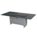 Forno Cinetico 86-inch dining table in midnight marble right angled view