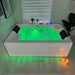 Cascada Bellagio 71" Acrylic Spa Tub Bubble Jet 2-Person Massage Bathtub - Lifestyle View