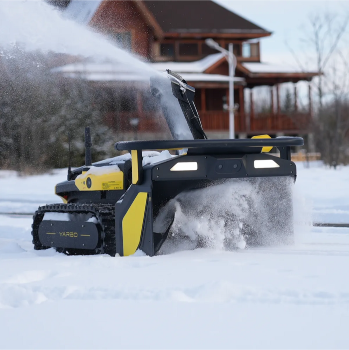 Yarbo 5-in-1 Yard Robot (with Lawn Mower Pro Module) - Lifestyle View