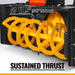 60" 3 Point PTO Snow Blower 24" Impeller Diameter 360° Snow Chute (PTO Shaft Included with Slip Clutch),  25-65 HP,  TSB60