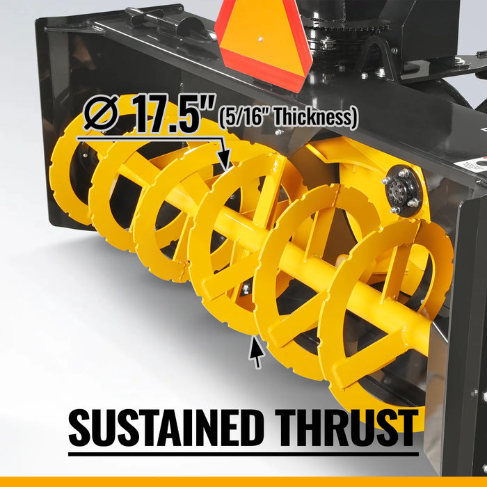 72" Snow Blower detail view