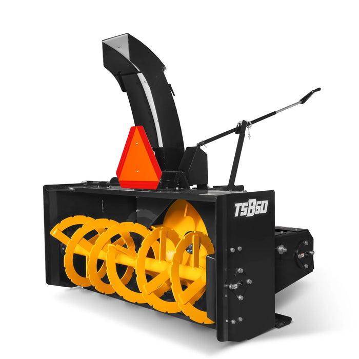 60" 3 Point PTO Snow Blower 24" Impeller Diameter 360° Snow Chute (PTO Shaft Included with Slip Clutch),  25-65 HP,  TSB60