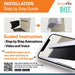 SimpliFire Format 36" Linear Electric Wall Mount Fireplace SimpliFire