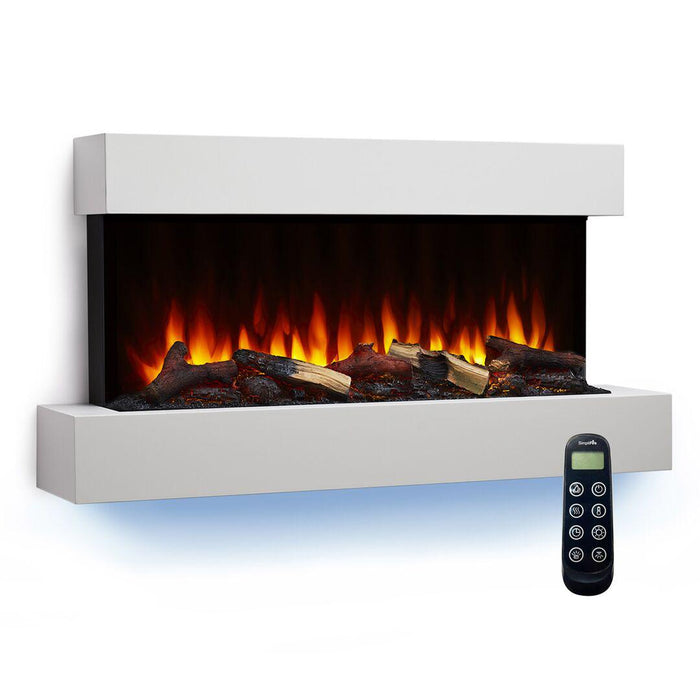 SimpliFire Format 36" Linear Electric Wall Mount Fireplace SimpliFire