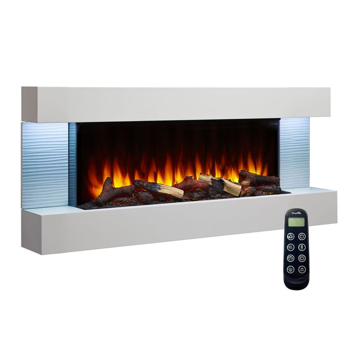 SimpliFire Format 36" Linear Electric Wall Mount Fireplace SimpliFire