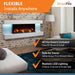 SimpliFire Format 36" Linear Electric Wall Mount Fireplace SimpliFire