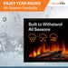 SimpliFire Forum 55" Outdoor Electric Fireplace SimpliFire
