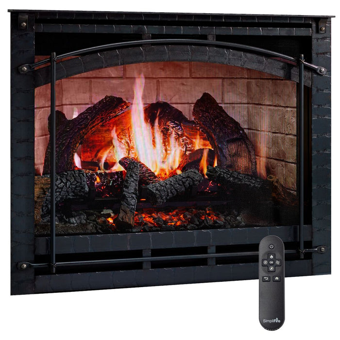 SimpliFire Inception 36" Built-In Electric Fireplace SimpliFire