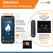 SimpliFire Inception 36" Built-In Electric Fireplace SimpliFire