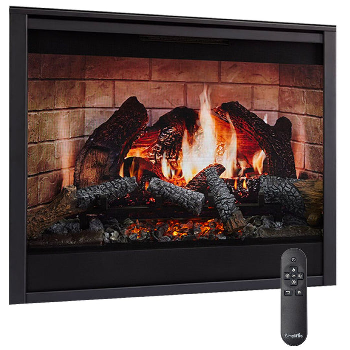 SimpliFire Inception 36" Built-In Electric Fireplace SimpliFire