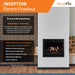 SimpliFire Inception 36" Built-In Electric Fireplace SimpliFire