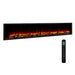 SimpliFire Scion 78" Linear Electric Built-In Fireplace SimpliFire