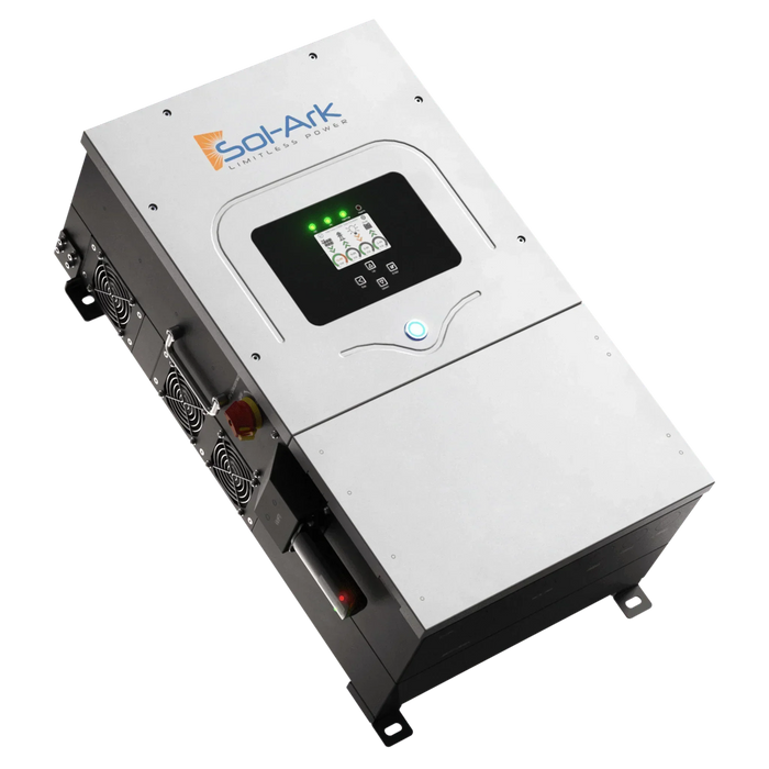 Green Vista Living Sol-Ark 12K EMP Hardened | All-In-One Pre-Wired Hybrid Solar Inverter | 120/240/208V 48V |... - Close-Up