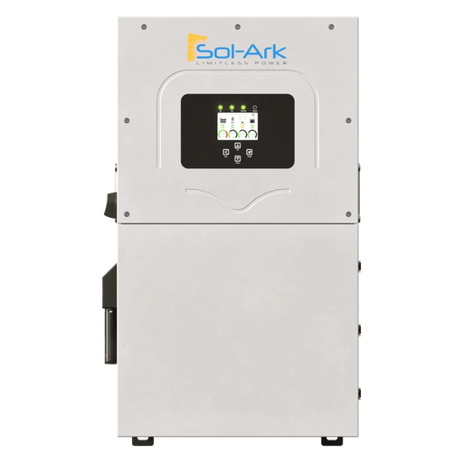 Green Vista Living Sol-Ark 15K All-In-One Hybrid Solar Inverter | 120/240/208V 48V Pre-Wired | 10-Year Warranty - Side View