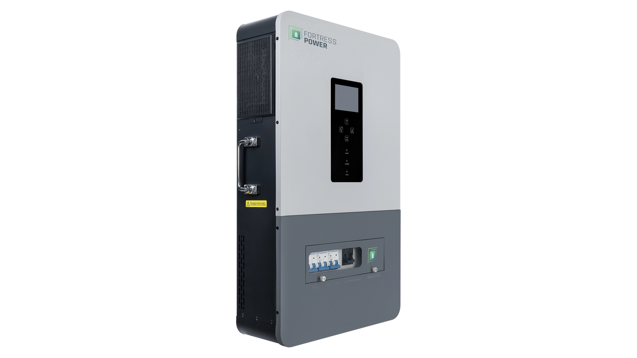 Fortress Power Solo 6.5K 48V Non-Export Hybrid Inverter, 6.5kW Split/Single-Phase, Dual MPPT 10kW Solar Input, 140A Battery Charger, UL 1741 - Urban Supply Inc