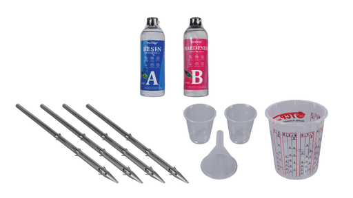 IntegraRack IR AnchorSpike Mounting Kit, Epoxy and Hollow Spike Kit for Securing IntegraRack IR Series Solar Panel Frames - Urban Supply Inc