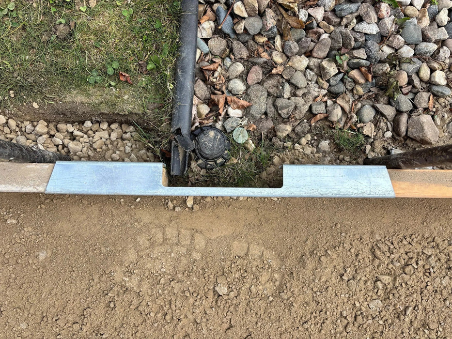 FormExtender 18 inch gap form around a sprinkler head