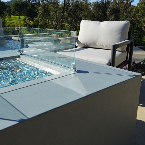 Starfire Designs Beton Square Glass Wind Guard Starfire Designs