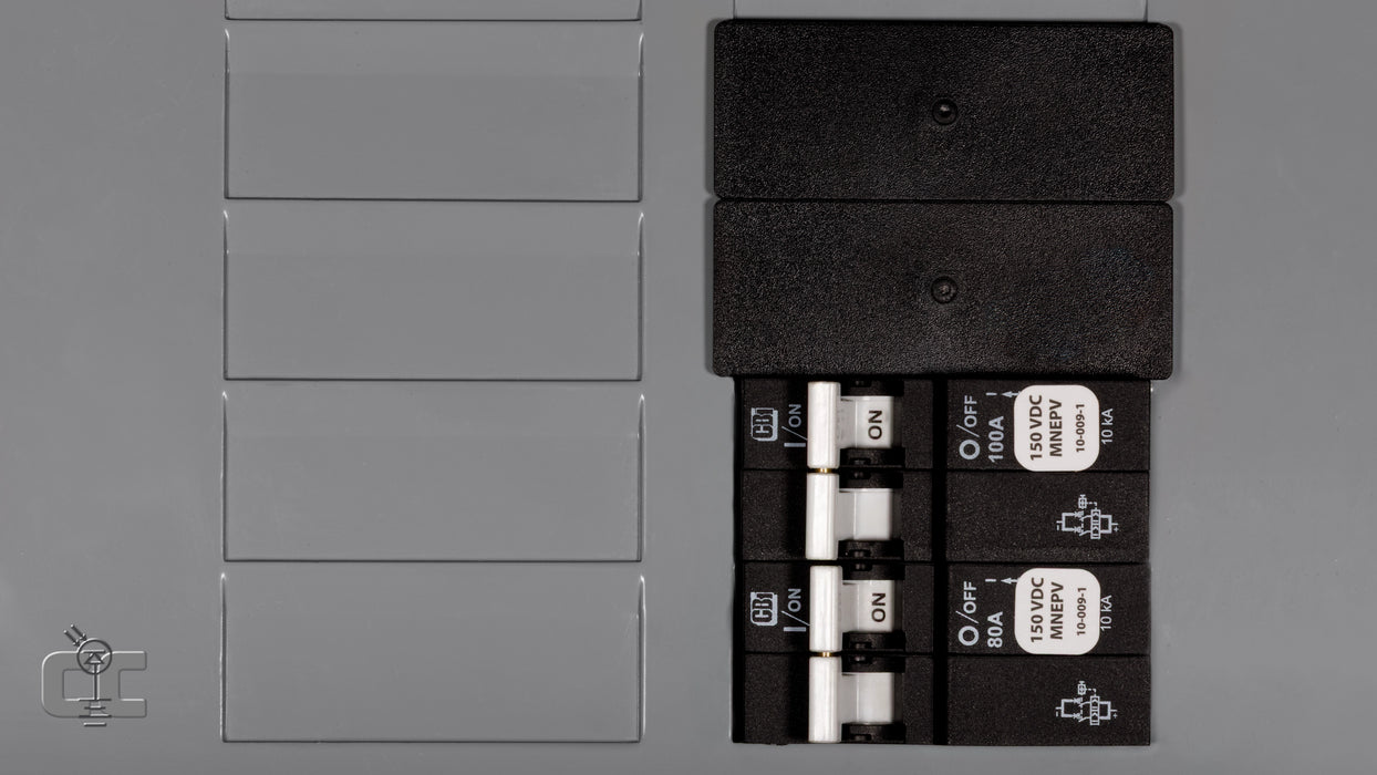 High quality photo of the Square D - SQD-HOM-FP - Square D Homeline Blank Filler Plate - In Use View. Photographed by Current Connected