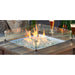 The Outdoor Greatroom Square Glass Wind Guard Fire Pit - Detail View