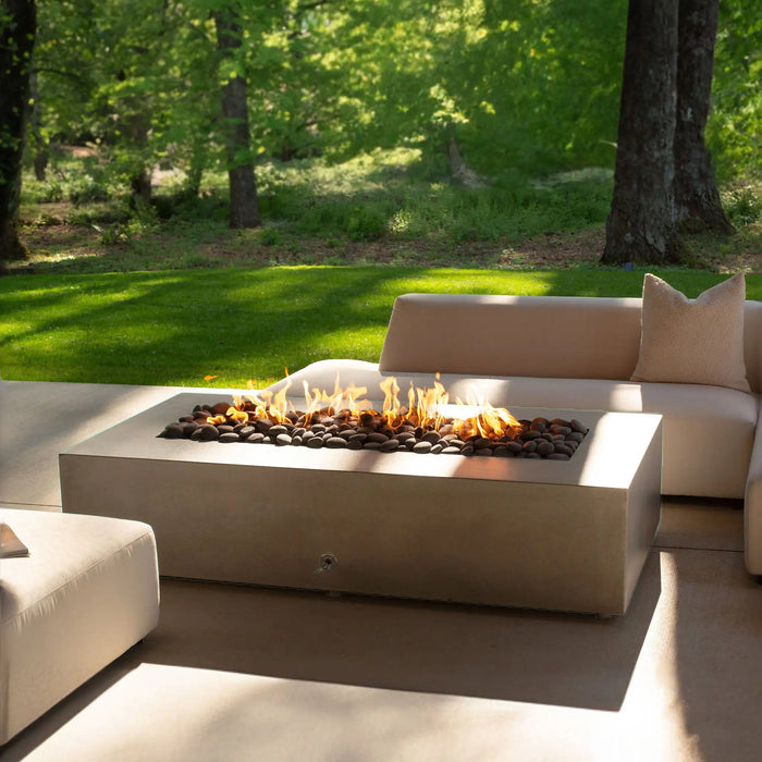 Starfire Designs Gravity 60" x 32" Rectangle Concrete Gas Fire Pit Starfire Designs