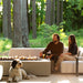 Starfire Designs Gravity 60" x 32" Rectangle Concrete Gas Fire Pit Starfire Designs